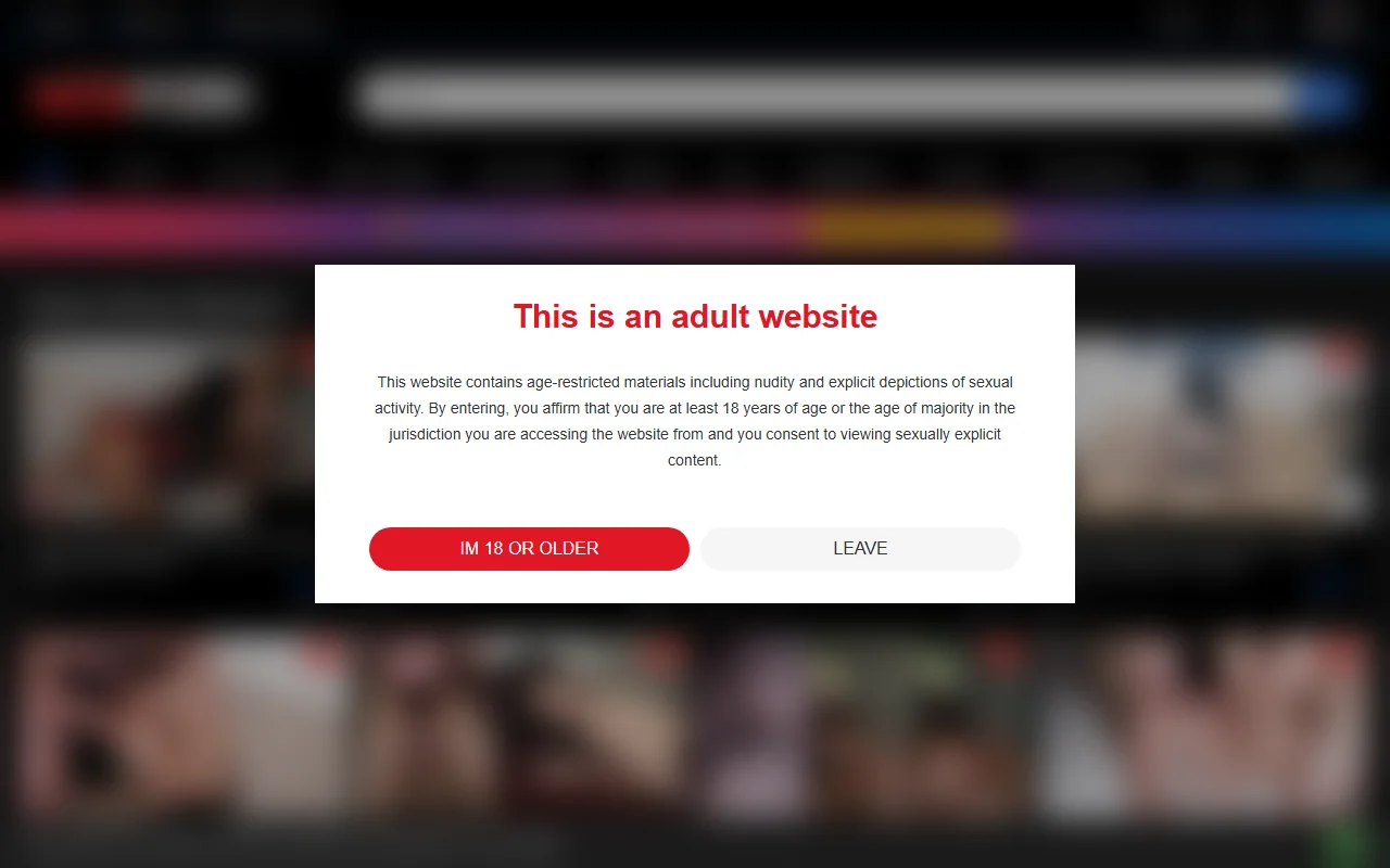 Screenshot of Modporn Website Review